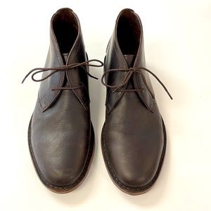 Trask Brown Leather Boots: Size 10. Only worn once! Amazing condition!